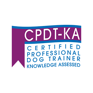 Professional dog trainer emblem